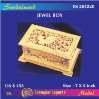 Sandalwood Jewelry Box