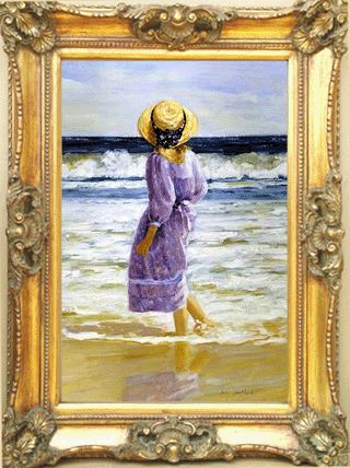 frame , oil painting , art craft