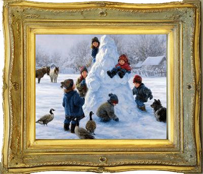 frame , oil painting , art craft