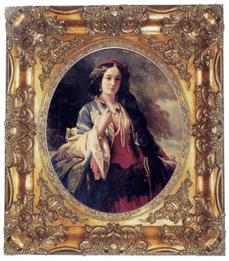 frame , oil painting , art craft