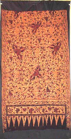 brown manukan batik kain