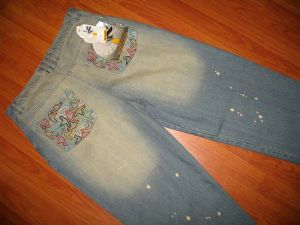 sell jeans of red monkey, diesel, evs