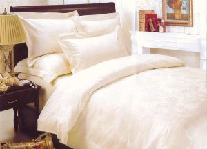 bedding set and flocking