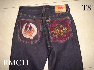 hotsell red monkey/evisu/seven/akademiks jeans