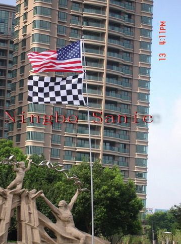 24'fiberglass flagpole