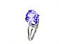 Fashion Jewelry Simulated Big Crystal Stone Finger Ring