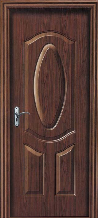 steel and wooden door