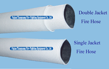 Single Jacket / Double Jacket Fire Hose with American Couplings