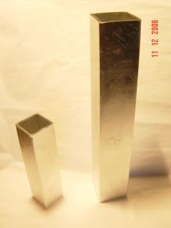 gold foil glass vase