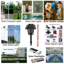 various Solar Lights