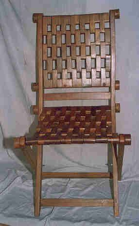 wooden folding chair