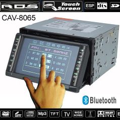 Touch screen double din car DVD / TV 65inch 