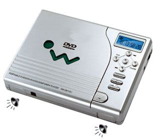 DVD player Built-in stereo speaker