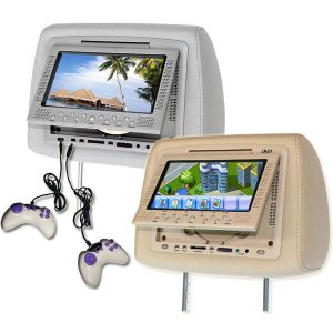 headrest dvd player with games