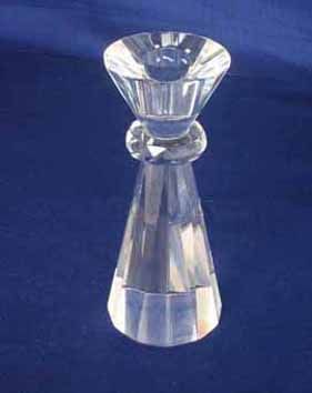 crystal candle holders
