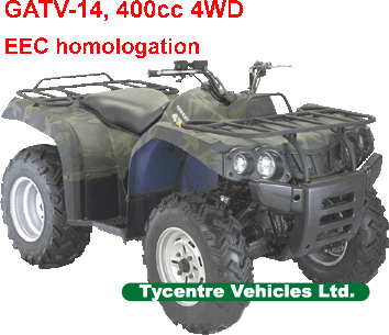 ATV,  4x4 with eec homologation
