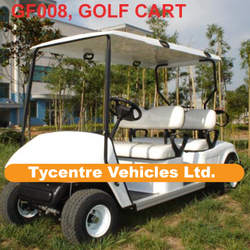 Four seat electric golf cart