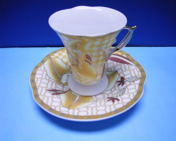 Ceramic Coffee Cup and Saucer 12pcs 7cc 