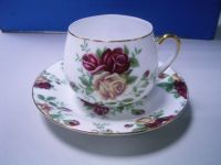 Very thin porcelain  Coffee cup and saucer