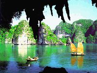 Ha Long Bay in Viet Nam