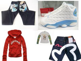 sell:bape hoodie, evisu jeans, afwomen hoodie,shox TL3, shox NZ,