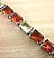 RAVISHING STERLING SILVER MULTI COLOR CZ BRACELET