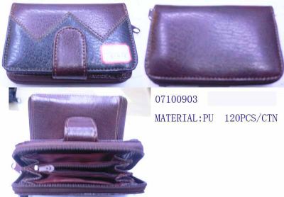 the leather wallets