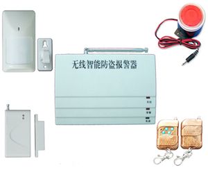Wireless intelligent burglar alarm system 