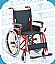 Aluminum Fixed Armrest and Footrest wheelchair
