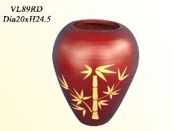 Coiled Bamboo vase from Vietnam