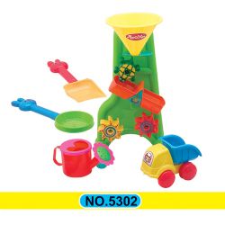 Swaying plank and chain wheel sand beach assorted