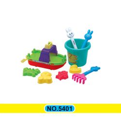 Pulling boat and sand beach assorted