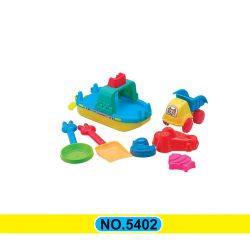 Pulling boat and sand beach assorted