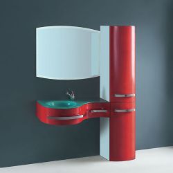 bathroom cabinet and mirrored furniture