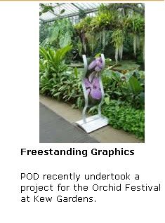 free standing display