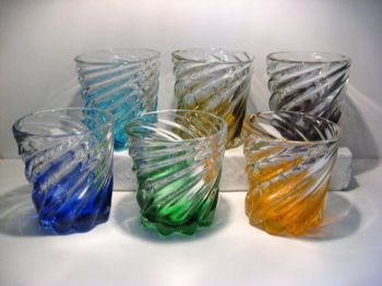 Mirage Wave Rock Glassware