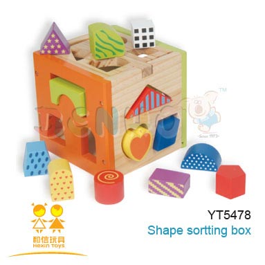 Shape sortting box