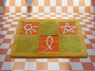 Acrylic Tufted Door Mat