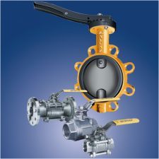 Valves : ( Butterfly Valve - Ball Valve )