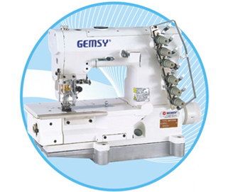 Six-thread interlock sewing machine