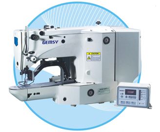 Computer-controlled, high-speed bartacking machine