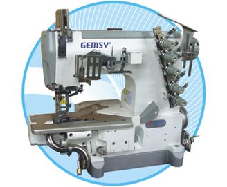 Cylinder bed interlock with left cutting machine