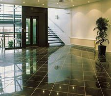 Black granite Floor Tile