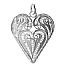 Heart Pendant - Sterling Silver