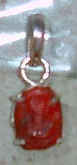 CORAL GANESHA PANDANT