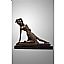 Bronze Sexy Woman Statue-Belle with Marble Base