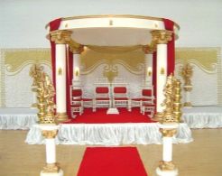 WEDDING ROUND MANDAP