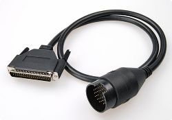 BMW 2 pin Male Right-Angle to DB15 Female