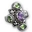 amethyst peridot ring