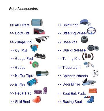 auto accessories